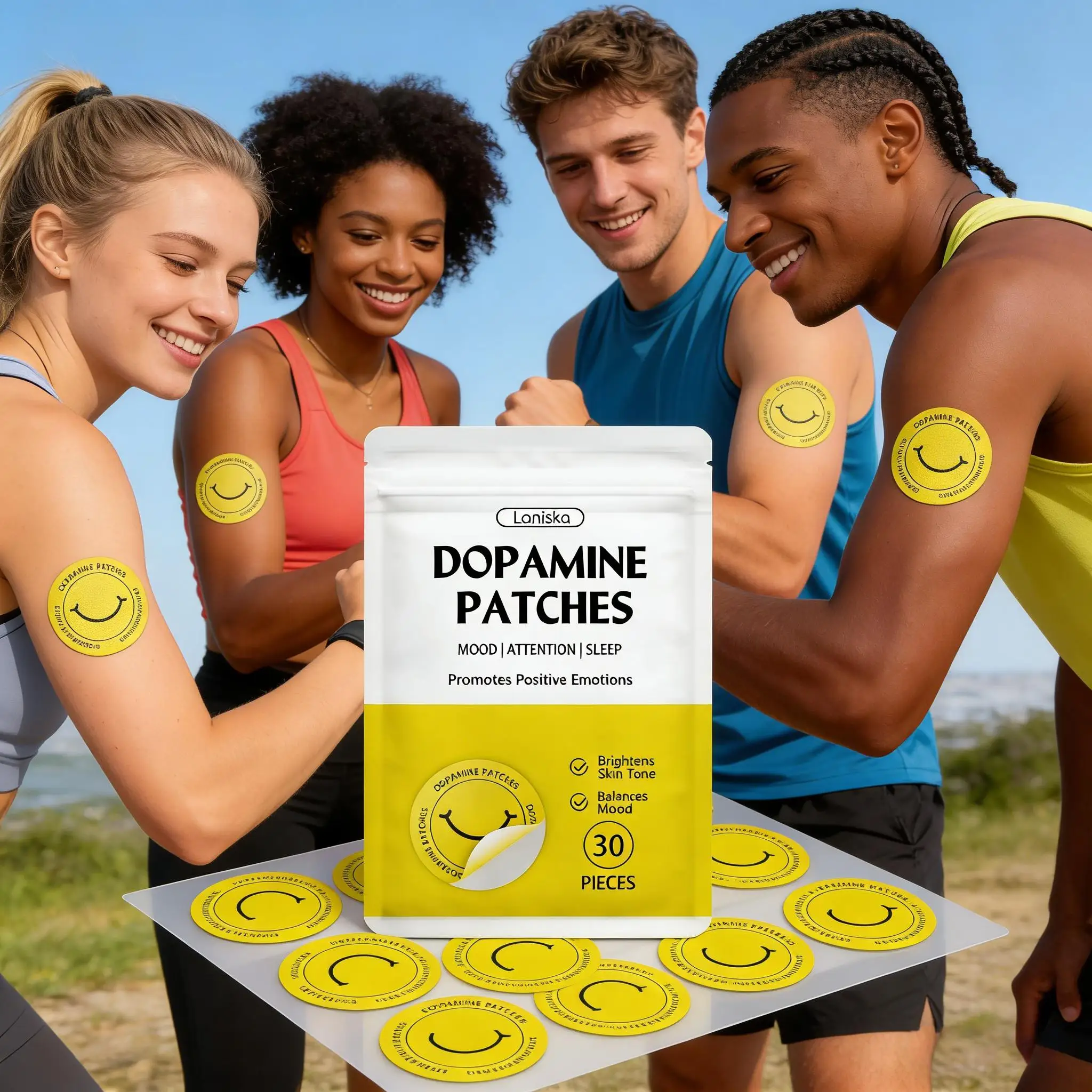 Body Care Patch Improve Mood Focus Enhancement Body Health Strengthen Immune System Assist Patches Health Wellness Support Care