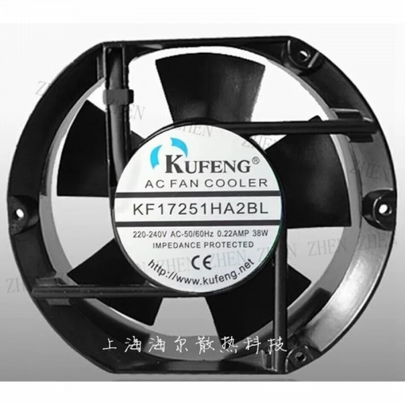 

Y FOR KUFENG KF17251HA2BL 220-240v AC50/60HZ 0.22A 38W 172*150*51mm Cooling Fan