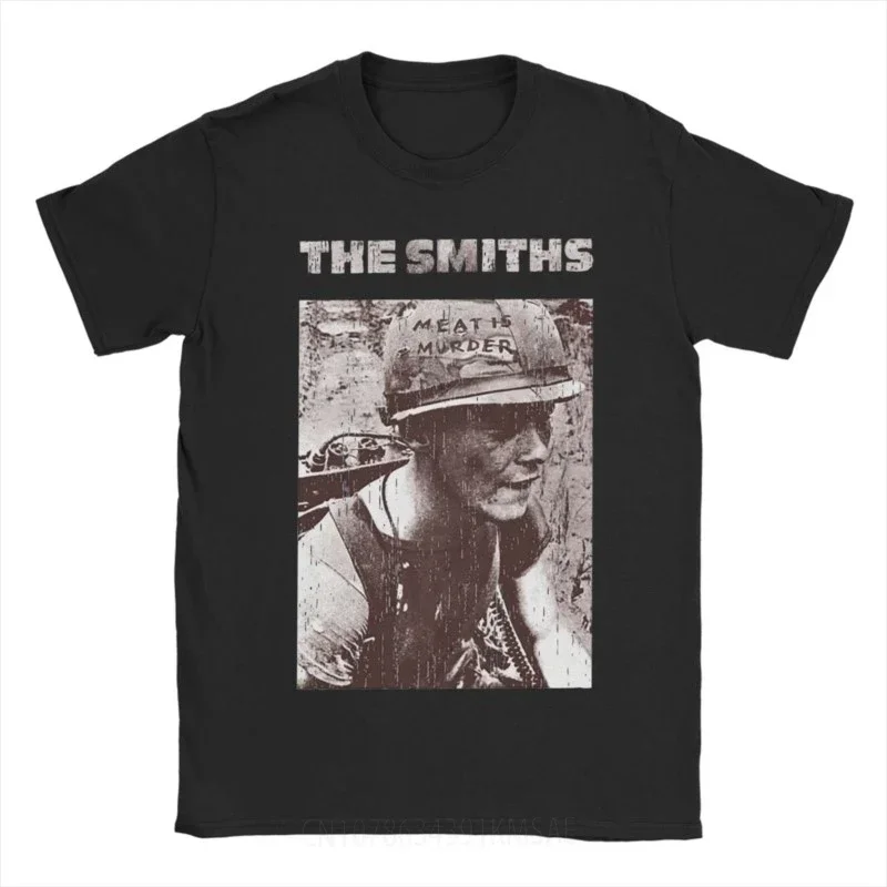 

Novelty The Smiths Meat Is Murder T-Shirts Men Round Neck Cotton T Shirts Short Sleeve Tee Shirt 4XL 5XL 6XL Clothing