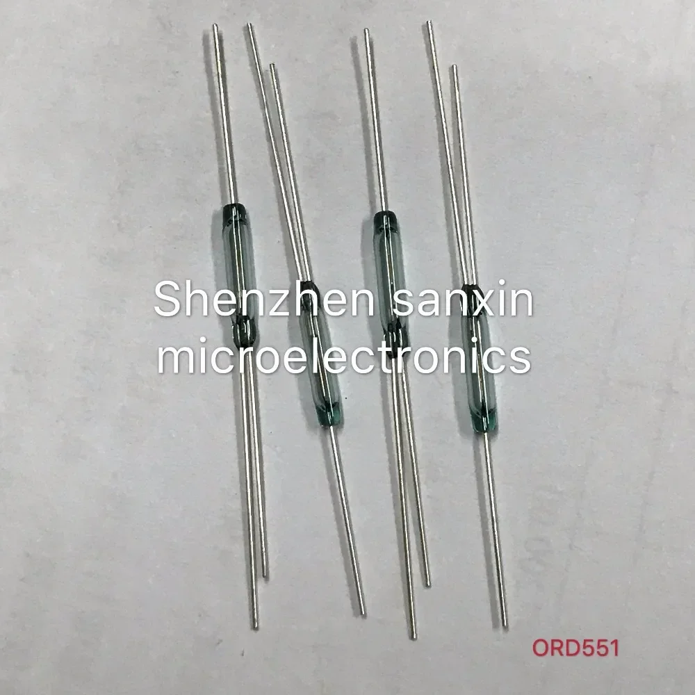 10 Chiếc N/O Reed Switch Công Tắc Từ ORD551 2.5*14Mm Thường Mở Và Thường Đóng 3-Chân Truyền Từ Inductionswith