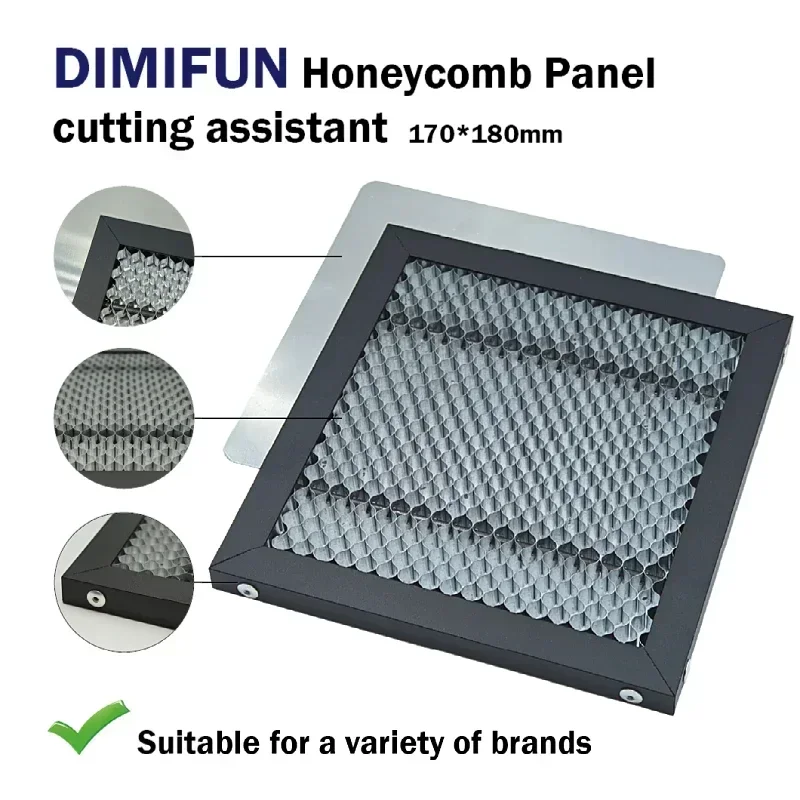 DIMIFUN D9 Laser Honeycomb Workbench 170x180mm - CNC Cutting Engraving Table for CO2 Laser Machine, High Precision & Durable