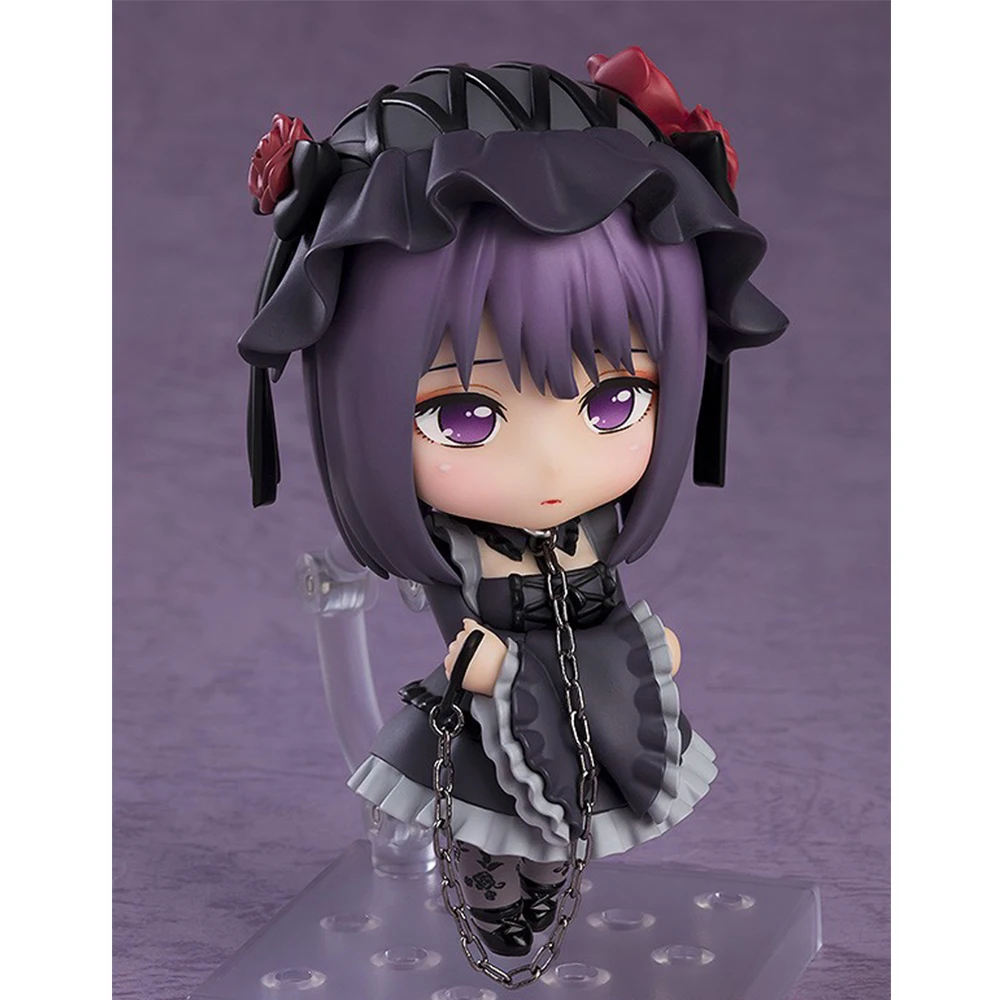 Anime PVC Model Maid Style Cute Purple Hair Girl 10cm Joint Movable Anime Action Figures Toys for Boys Girls Kids Gift Model