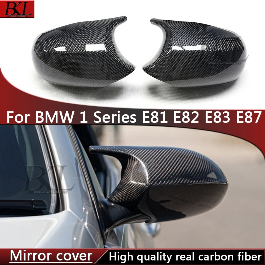 

Для BMW 1 серии E81 E82 E83 E87 120i Обновление корпуса крышки заднего вида Высококачественная крышка зеркала заднего вида из настоящего углеродного волокна