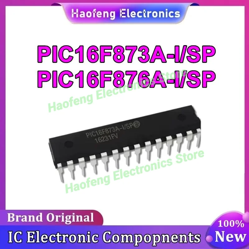5 Buah/Lot 100% Baru PIC16F873A-I/SP PIC16F876A-I/SP PIC16F873A PIC16F876A DIP-28 Chipset