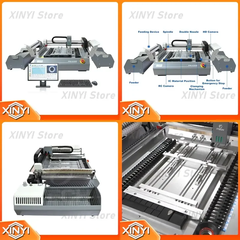 Smt Production Line Small SMD Pick and Place Machine Automatic LED Making Machine LED Pick and Place Machine for Pcb Assembly