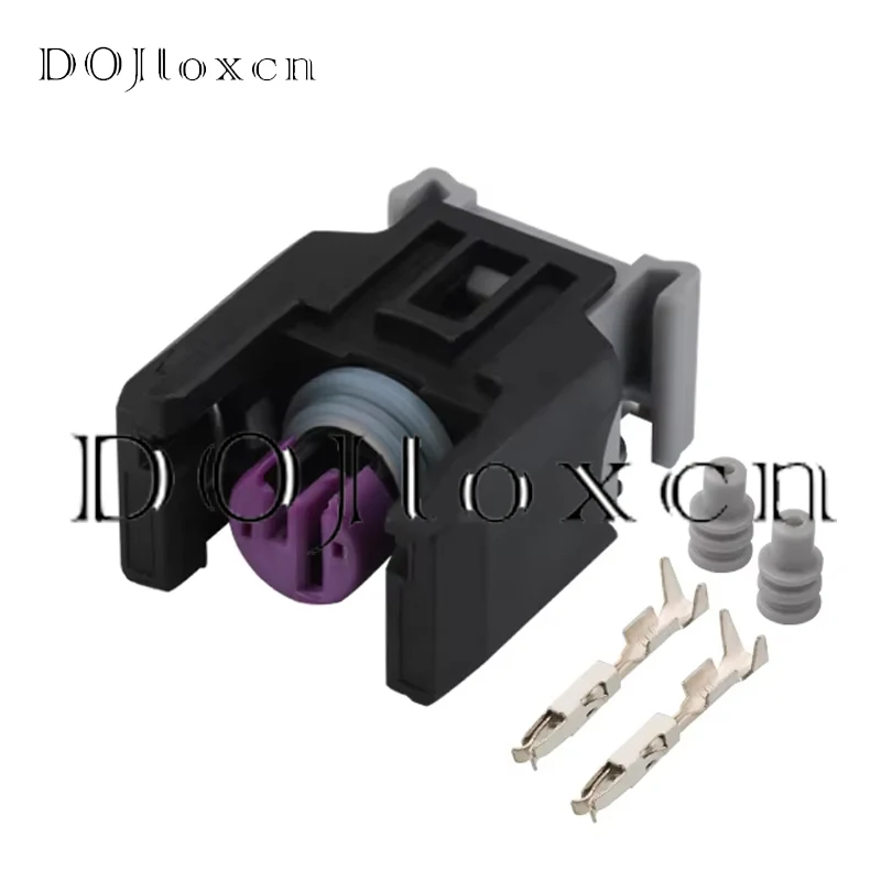 

1/5/10/20/50 Sets 2 Pin Auto Waterproof Connector Fuel Injector Female Wire Harness Plug 13816706 For Ssangyong Buick Chevrolet