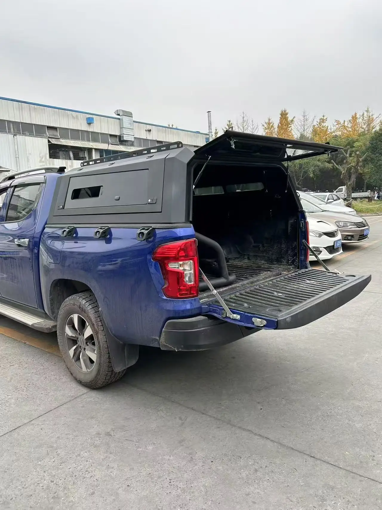 Pickup Truck Topper Hardtop Tonneau Cover Canopy  All Truck Models with Slide Window Tent  Water tank or Roof Rack Tool Box