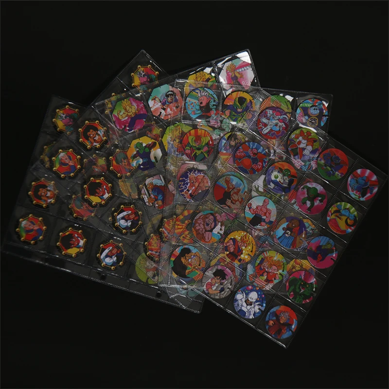 Lote De Tazos Dragon Ball Z Album Collection 100PCS Super Saiyan SonGoku Game Catapult Cards Pogs MilkcapChaps Sealed Gift Tasos