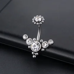1PC New Surgical Steel Navel Piercing Sexy Belly Piercing Ombligo Belly Button Rings Nombril Navel Rings Earrings Body Jewelry
