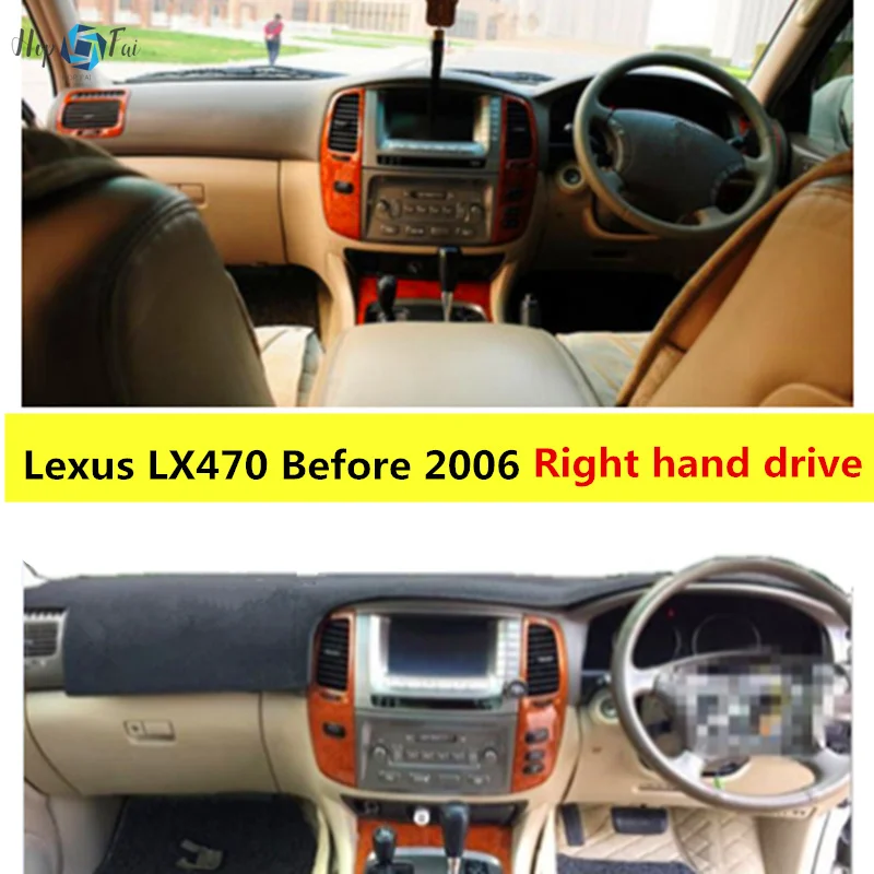 Auto Car Dashboard Cover Dash Mat Carpet Cape For lexus lx470 before 2006 right hand drive