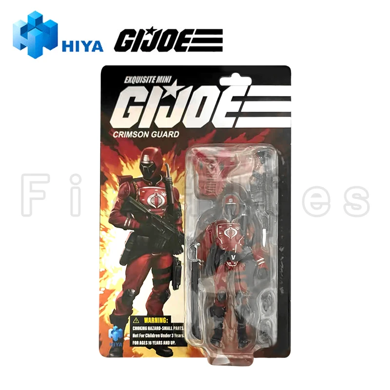 1/18 HIYA 4 inch Action Figure Prachtige Mini Serie G.I.Joe Crimson Guard Anime Model Speelgoed