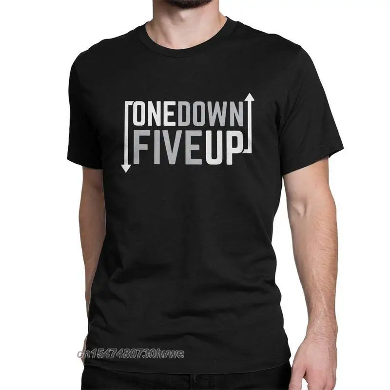 Motorcycle One Down Five Up Novelty Cartoon T Shirt Gear Shift Gear 1n23456 1 Down 5 Up Tees Tops For Men Clothes