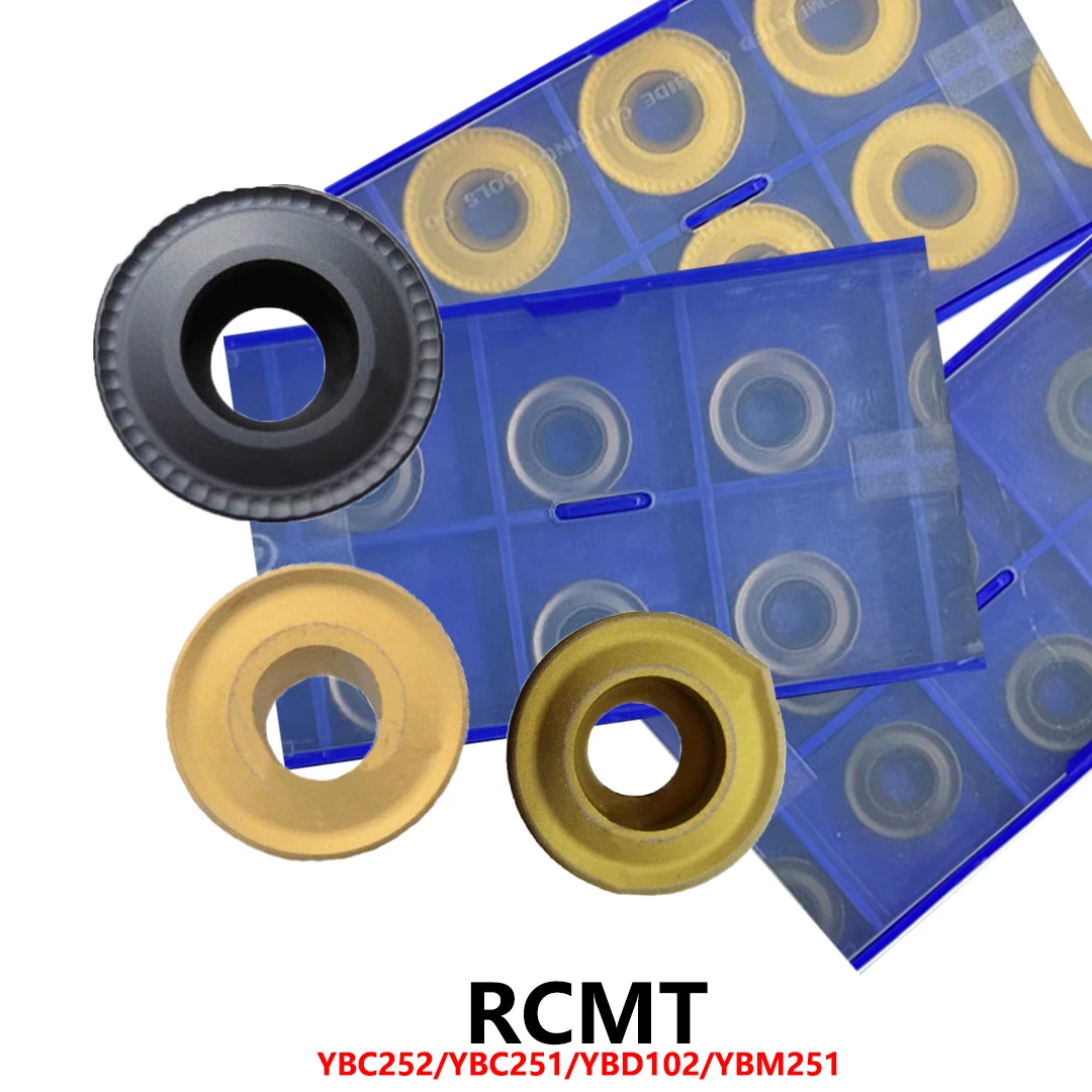 

Original RCMT0803MO RCMT10T3MO RCMT1204MO RCMT1606MO YBC252 YBC251 YBD102 Carbide Inserts Tools CNC RCMT0803 RCMT10T3 RCMT1204