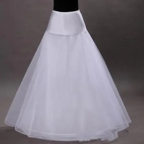 New Arrival STOCK NEW WHITE ONE-HOOP BRIDAL Bridal Accessories Petticoats WEDDING GOWN CRINOLINE PETTICOAT UNDERSKIRT