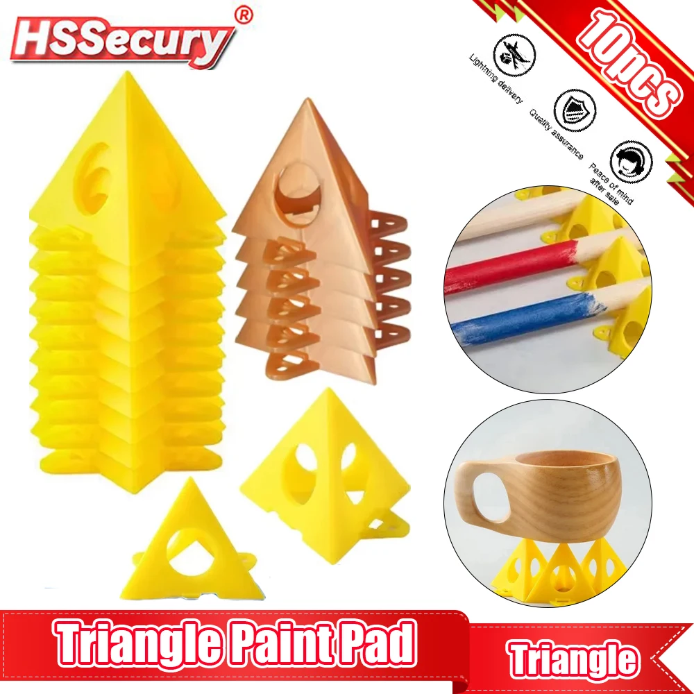 فوط طلاء مثلثة لأعمال النجارة ، حوامل هرمية ، أدوات أقدام ، ملحقات نجار ، فوط طلاء ، 10 *