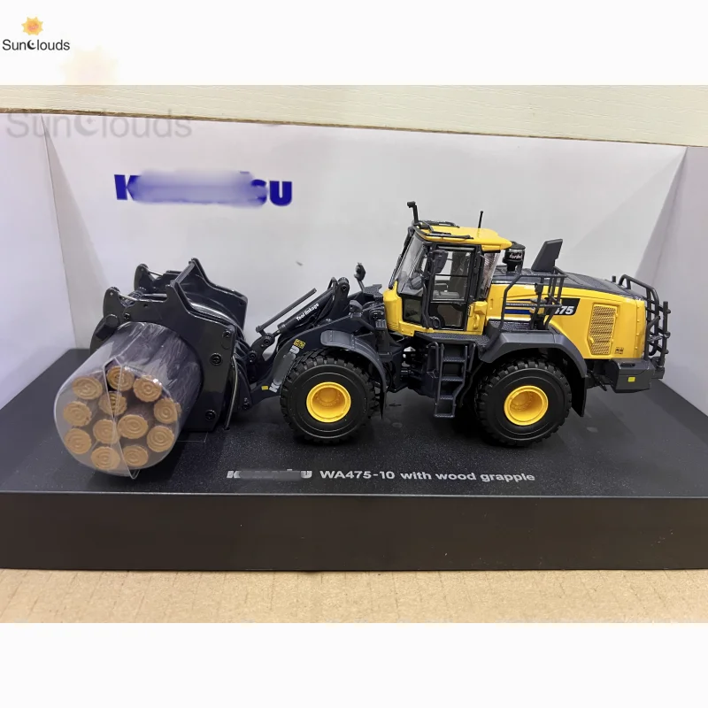 

For Komatsu Alloy WA475-10 WA470-8 Wood Loader Forklift QUAKERNACK UNIVERSAL HOBBIES UH8165 UH8116 1:50 Scale Die Cast Model