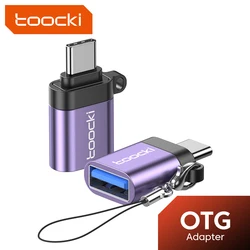 Toocki OTG Adapter USB 3.0 Type C Male To USB Female OTG Converter USB-C OTG Connector For Samsung Xiaomi Huawei Laptop Tablet