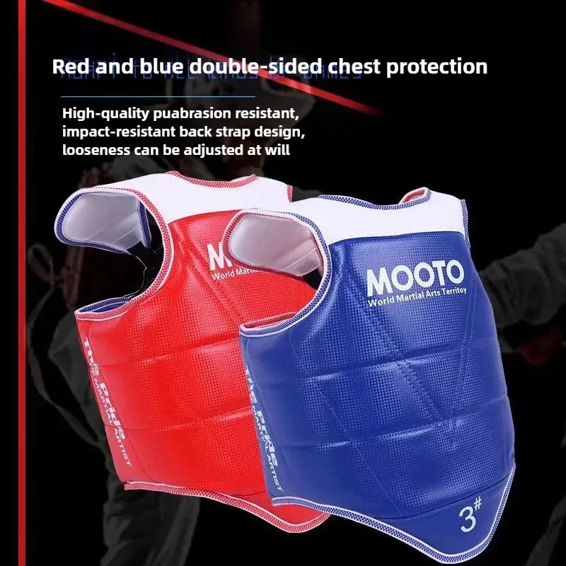 Taekwondo Protective Equipment Combination Boxing Competition Taekwondo Protective Breast Protection Profession Chest Protector