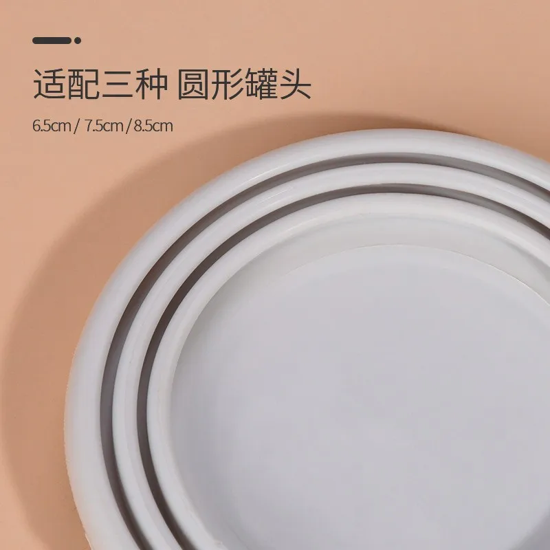 Dog Food Travel Container Can Lid Pet Cat Cover Jar Reusable Lids Puppy