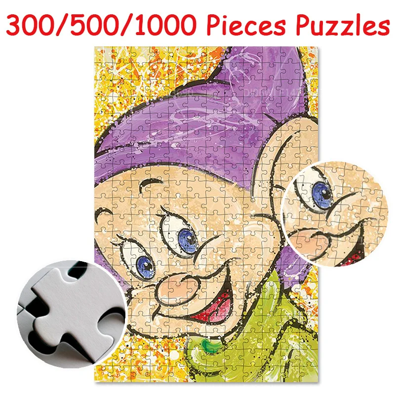 

Disney Minnie Donald Duck Retro Jigsaw Puzzle Toys 1000PCS Wooden Puzzles Children's Educational Toys Adult Handmade Gift Game