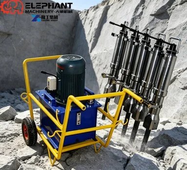 Concrete Demolition Splitter Hydraulic Rock Splitter For Highway Road Concrete Breaking
