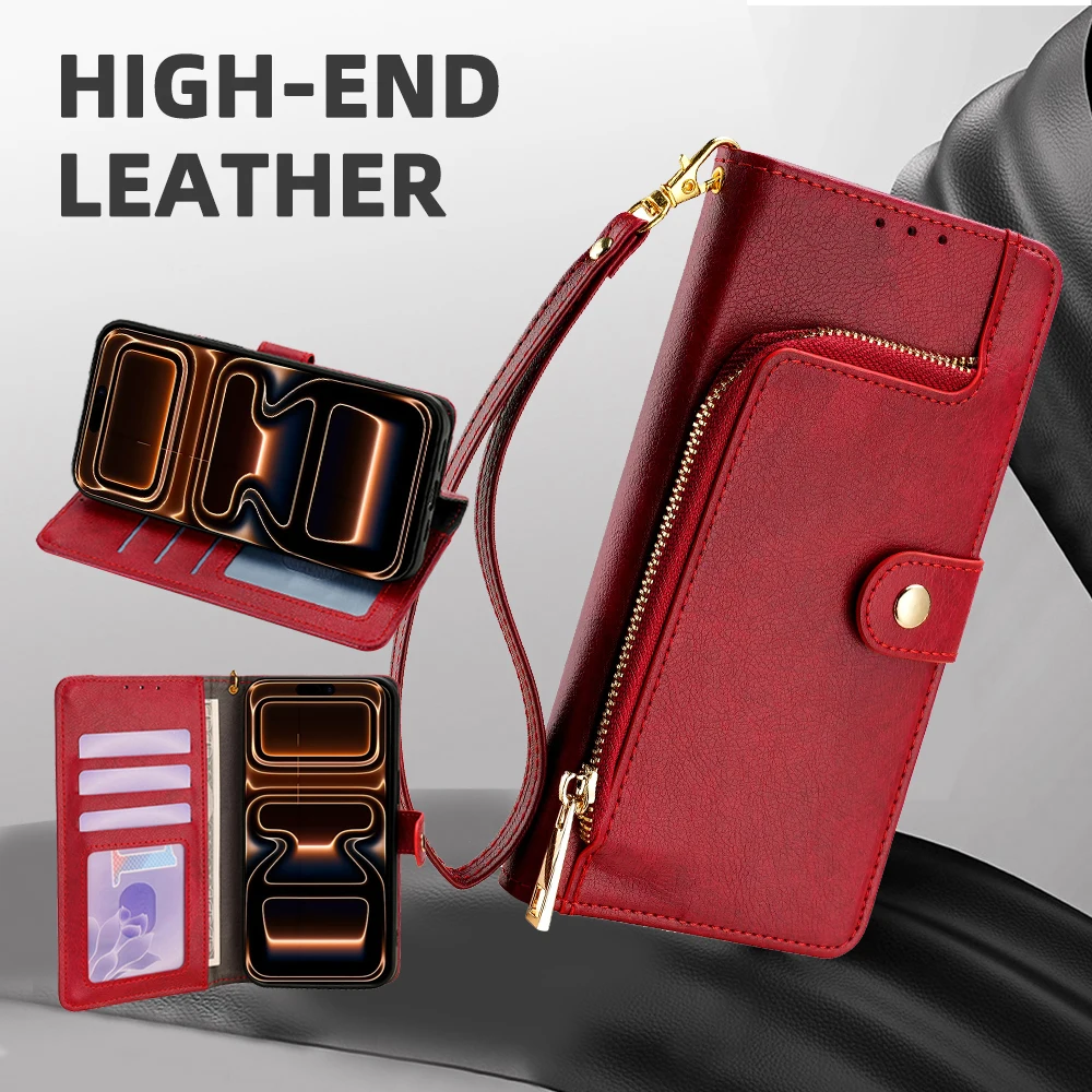 

PU leather Phone Case for Xiaomi 17 15 Ultra 17 15 15T 14T Pro Poco X7 Civi 5 Pro Cases Magnetic buckle flip Foldable Fundas