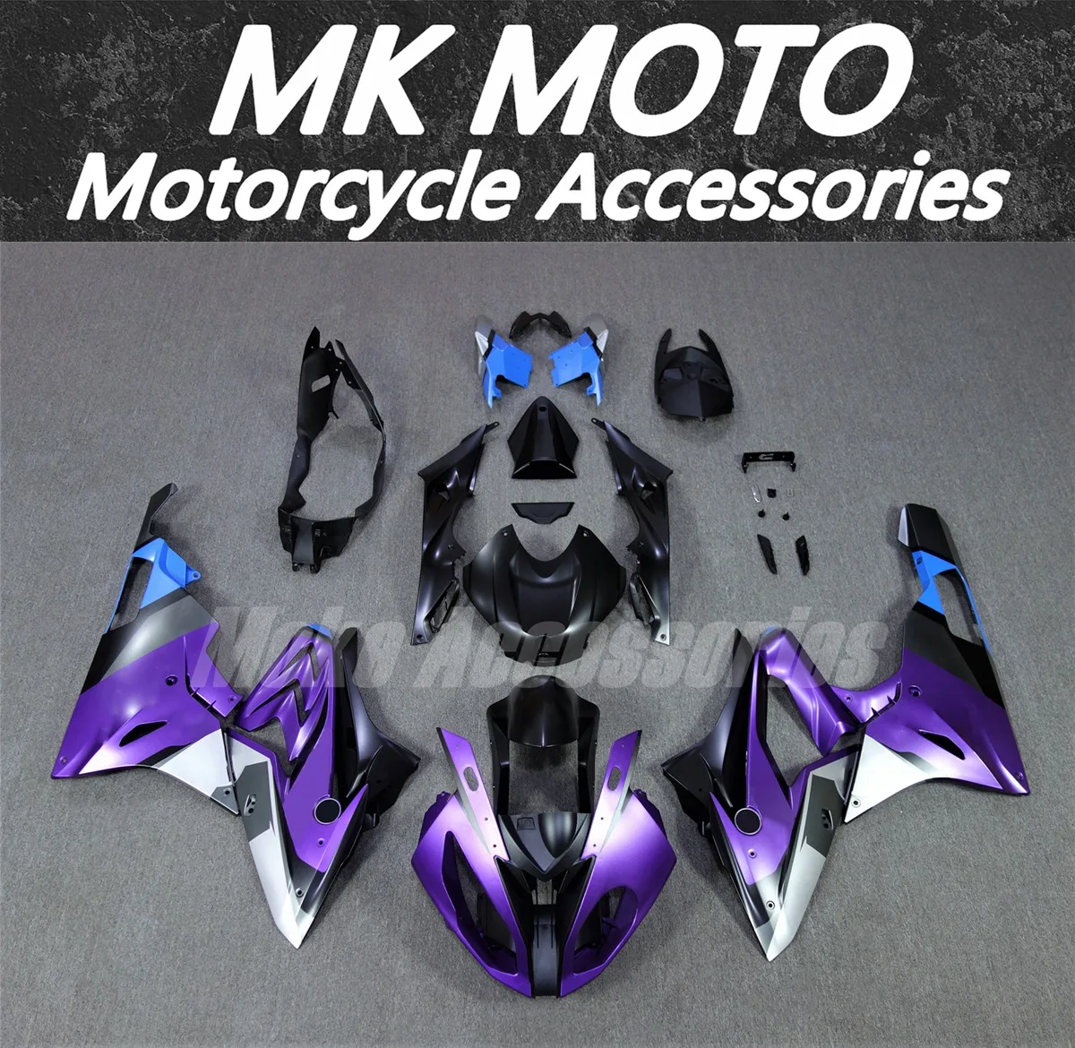 

Motorcycle Fairings Kit Fit For S1000rr 2015 2016 Bodywork Set 15 16 High Quality ABS Injection New Matte Purple