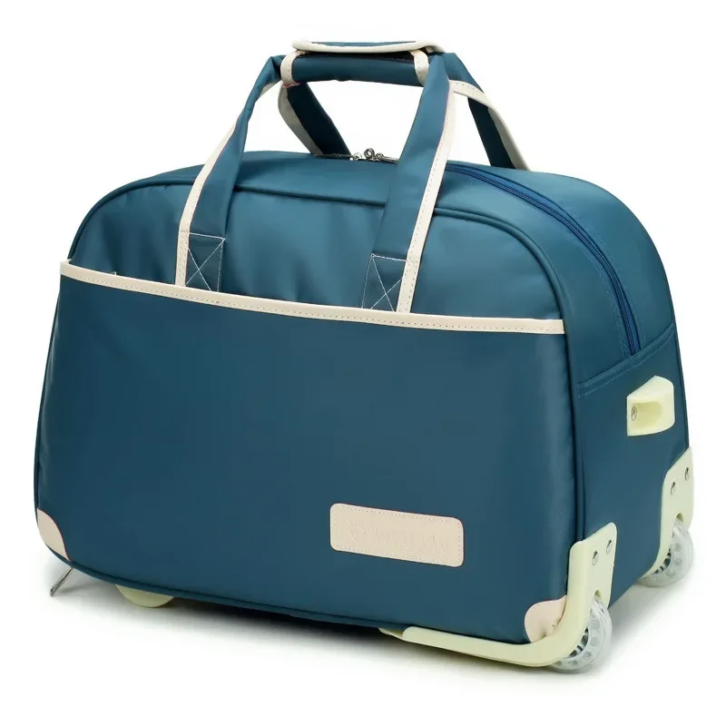 Valise Étanche à Roulettes pour Femme, Sac de -du-- end, Grand Sac à Roulettes