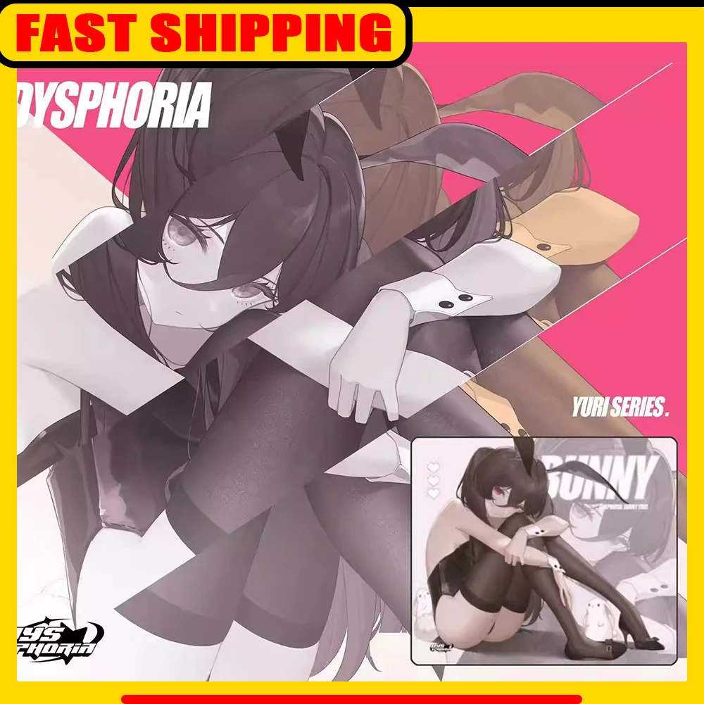 

Коврик для мыши DYSPHORIA Yuri1.5, нейтральный дизайн, гладкий, для CSGO, APEX, Valorant, аксессуары для ПК, подарки