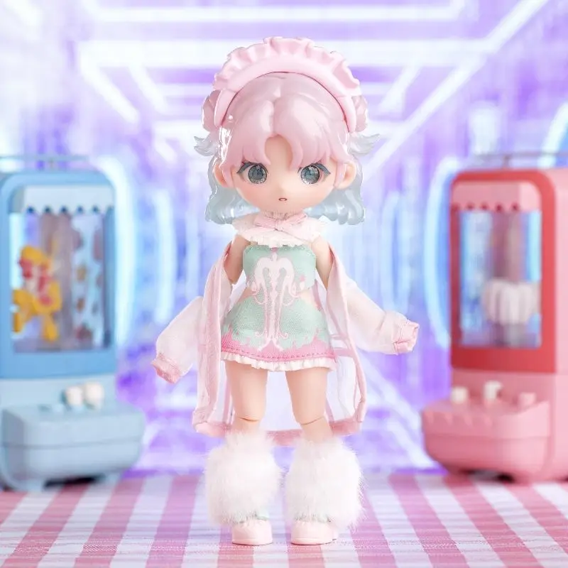 Genuíno liroro v2.5 binário querida série ob11 1/12 bjd caixa cega caixa mistério brinquedos bonito ação anime figura presente de natal