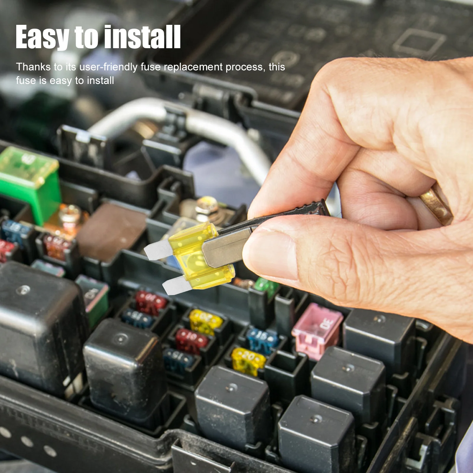 

20Pcs Car Fuse Kit Mini Blade Automotive Reliable Protection for Vehicle Electrical Circuit Auto Replacement Parts