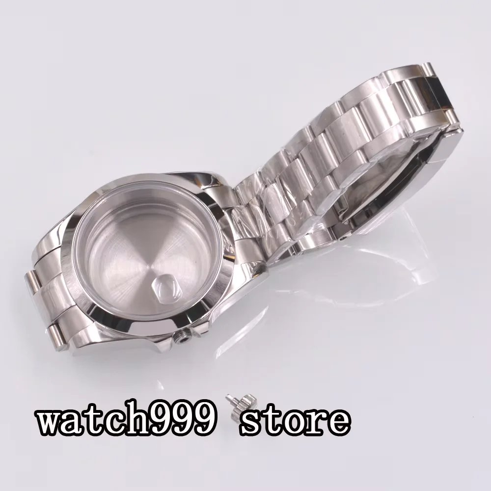 New 39mm Watch Case Fit NH34 NH35 NH36 PT5000 ETA2824 2836 Miyota 8205 8215 ST2130 DG2813 3804 Movement Sapphire Glass