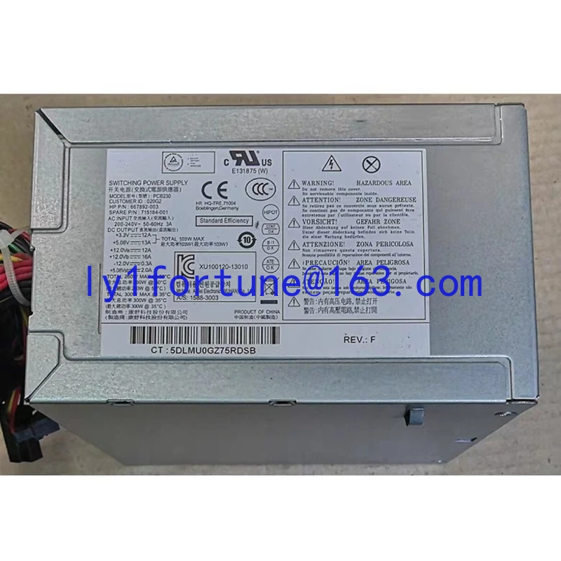 Suitable for 24-pin + 4-pin Desktop Power Supply PCB230 D11-300P1A DPS-300AB-72A Used