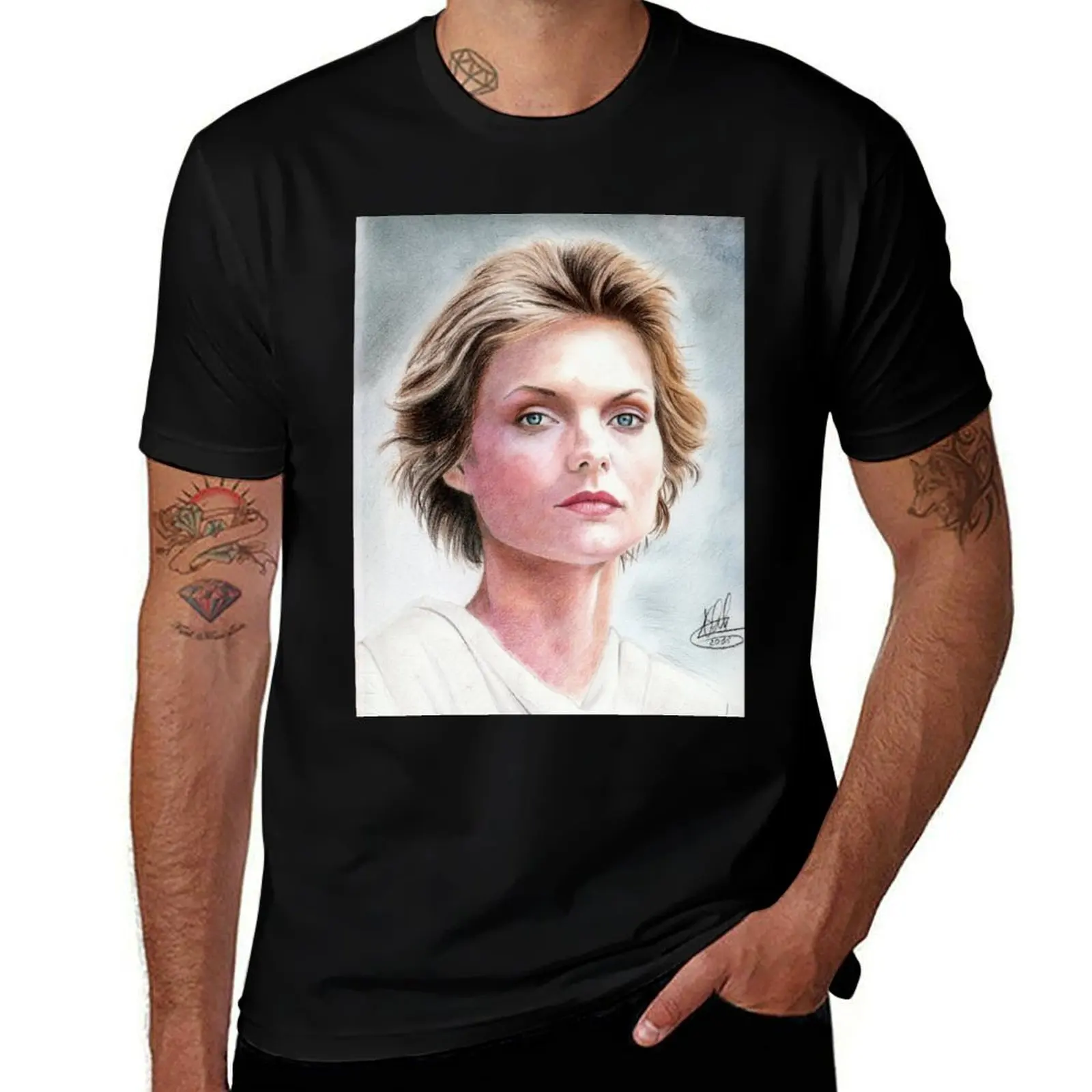Michelle Pfeiffer as Isabeau D'Anjou T-Shirt Sports Basic Short Sleeve T-Shirt