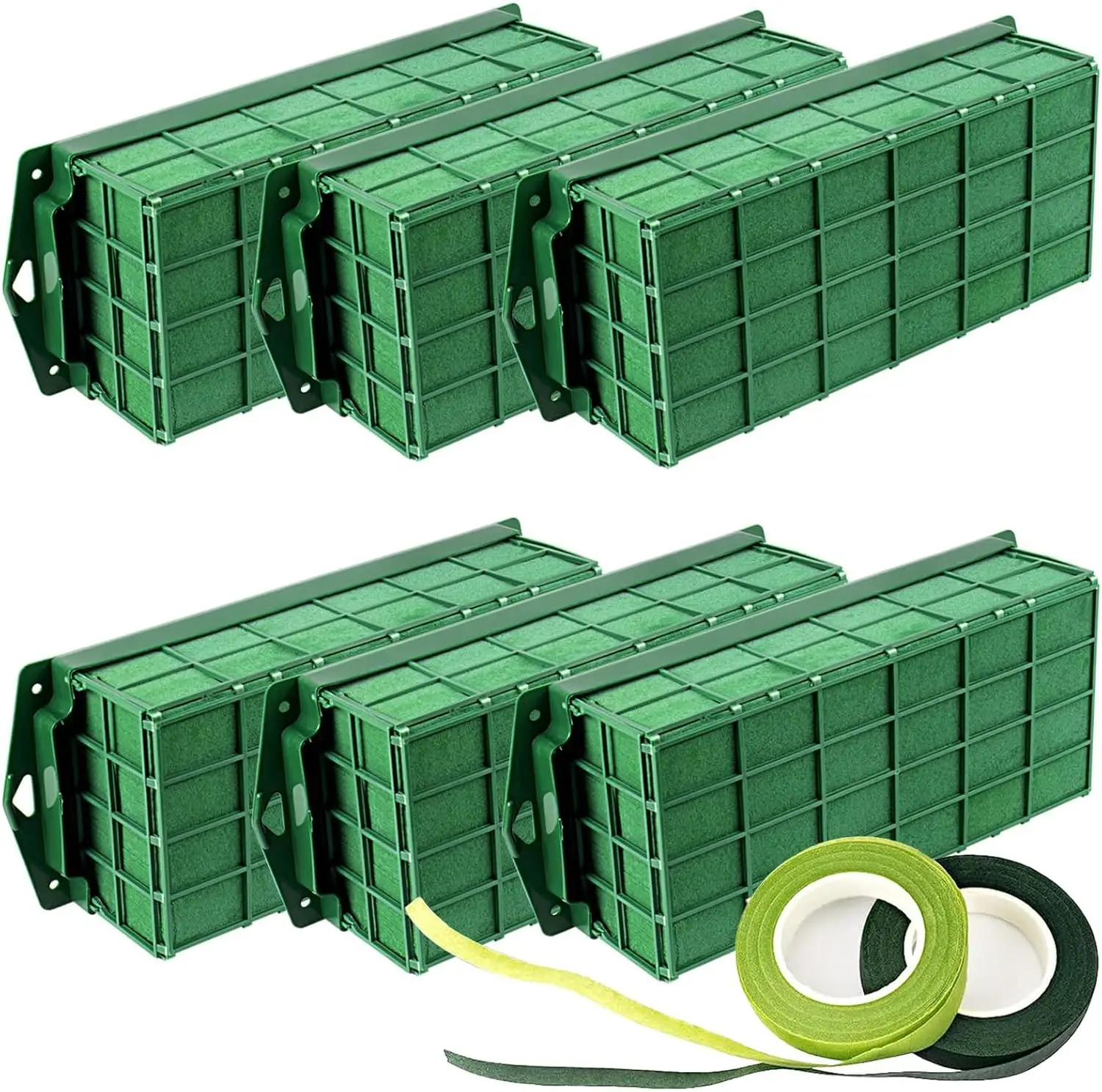 

Floral Foam Cage 6 Pack, Dry Flower Holders for Arrangements, Wedding & Garden Decoration