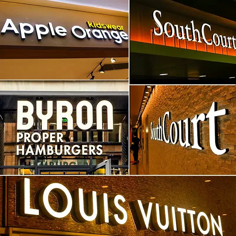 Customized luminous LED font