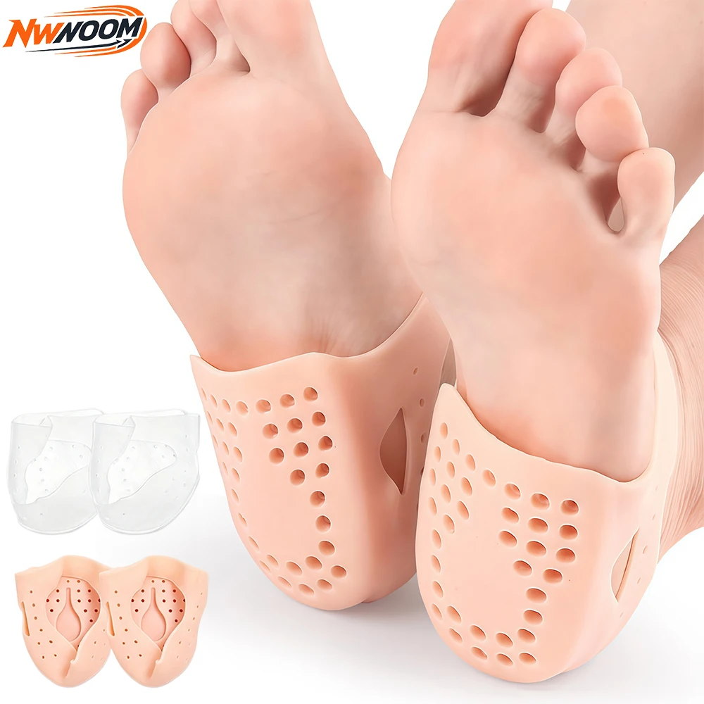 1Pair Shock Absorbing Thick Silicone Heel Cushion, Anti-Fatigue Heel Protector Cover for Running, Hiking, Workout, Daily Walking