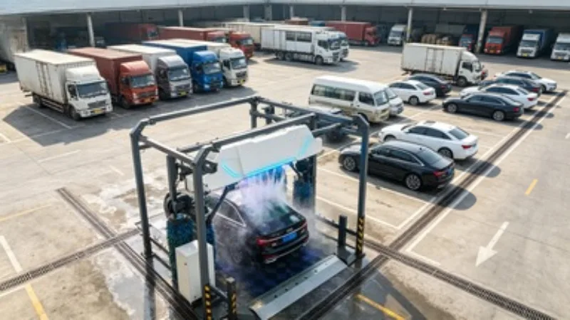 Automatic Electric Touchless Car Wash Machine Intelligent Control Stainless Steel 360 High Pressure Cleaning For Gas Stations