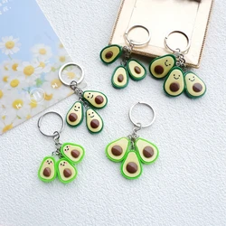 1pcs Cute Avocado Keychain Handmade Bag Jewelry DIY Gifts