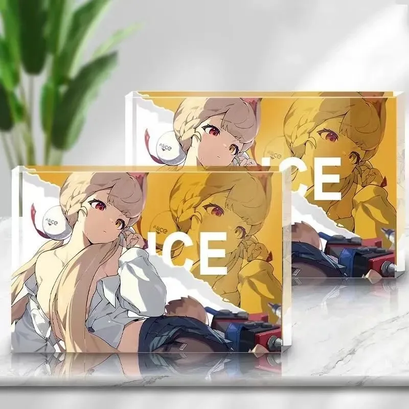 Absolute Zero Floating Wave Pomelo Leaf Alice 높은 투명 아크릴 벽돌 코스프레 스탠드 업 게임 주변 장치