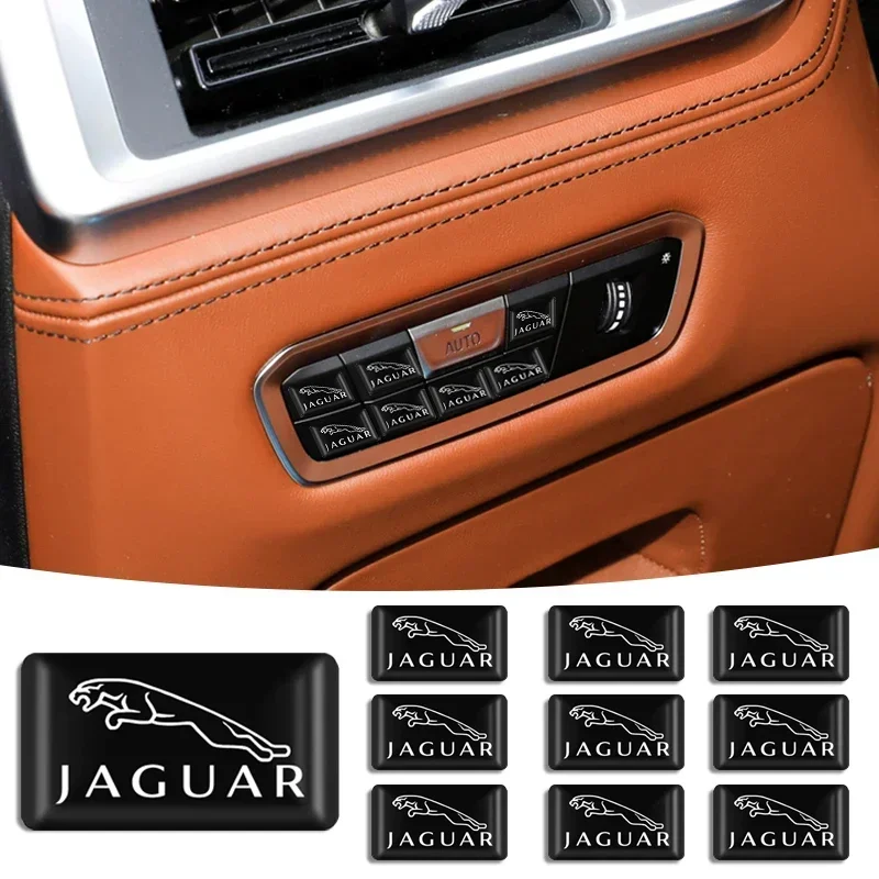 

3D Epoxy Car Exterior/Interior Decoration Small Sticker For Jaguar E-PACE F-PACE F-TYPE XE XF XJR XFR XJ XEL XFL XJS XKR