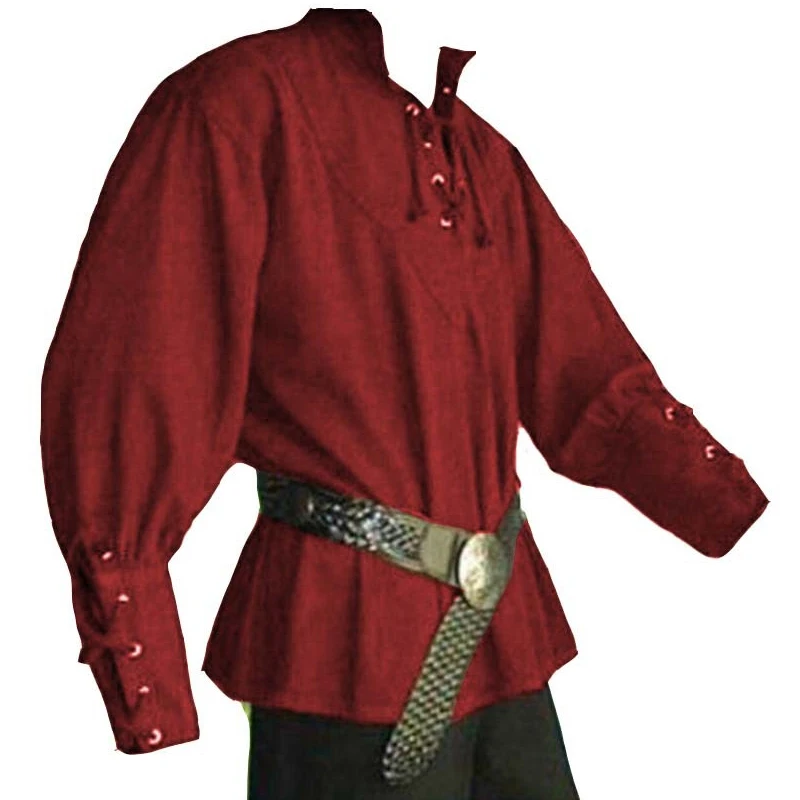 Chemise de Pirate Médiévale Homme – photo 7