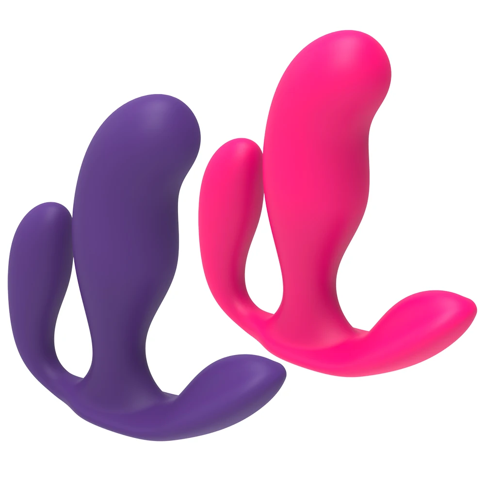 Vibrador Invisible 3 en 1 con Control remoto para mujer, estimulador Anal y vaginal del punto G del clítoris, juguete erótico, consolador, Juguetes sexuales