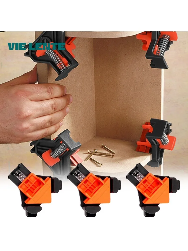 Pinces d'angle à 90 degrés, Clip à ressort d'angle pour le travail du bois, Clips à Angle droit, outils de fixation, outils manuels réglables rapides, fixation de meubles