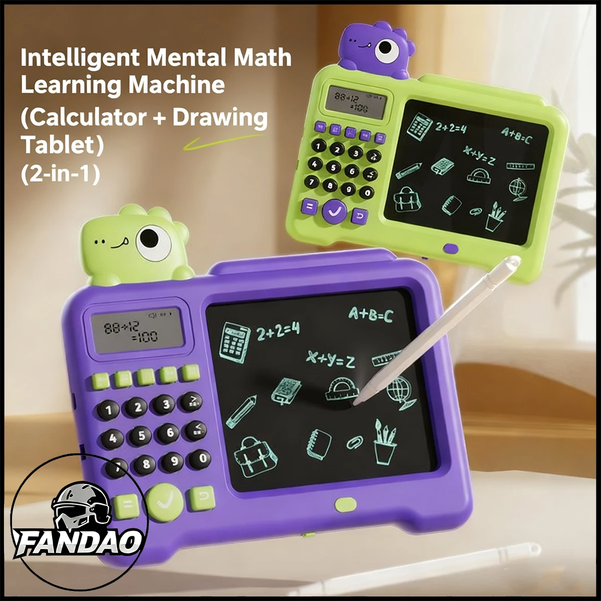 

Smart Oral Calculation Practice Machine LCD Handwriting Board Teaching Early Educatio Toy for Kindergarten/Pre-school Students