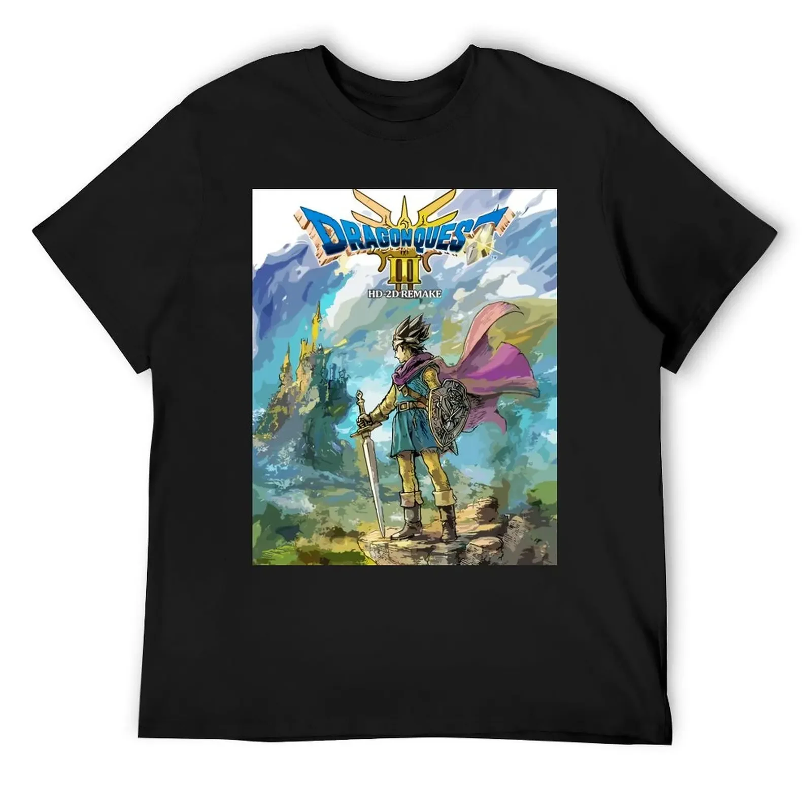 Dragon Quest III Remake T-Shirt quick drying tops vintage shirts graphic mens t shirt