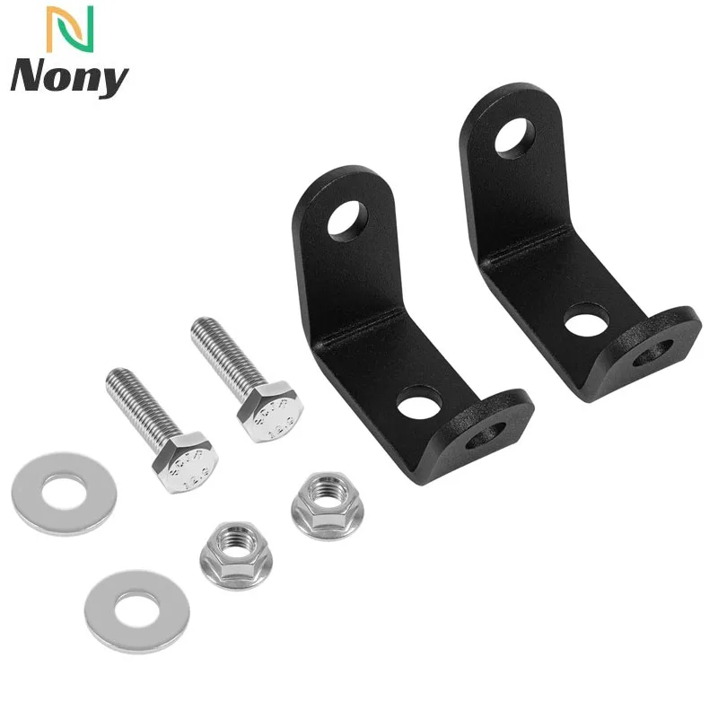 

NONY F14254 Retractable Transom Straps Mounting Bracket Kit for BoatBuckle G2 for Boat Trailers 3-Sided Brackets Marine Tools