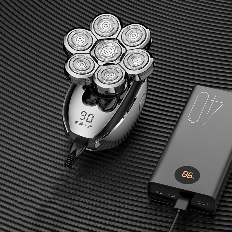 USB Rechargeable Portable Electric Razor Mini Pocket Size Shaver for Men Wet Dry Use with IPX7 Waterproof Mirror Shaver for Body
