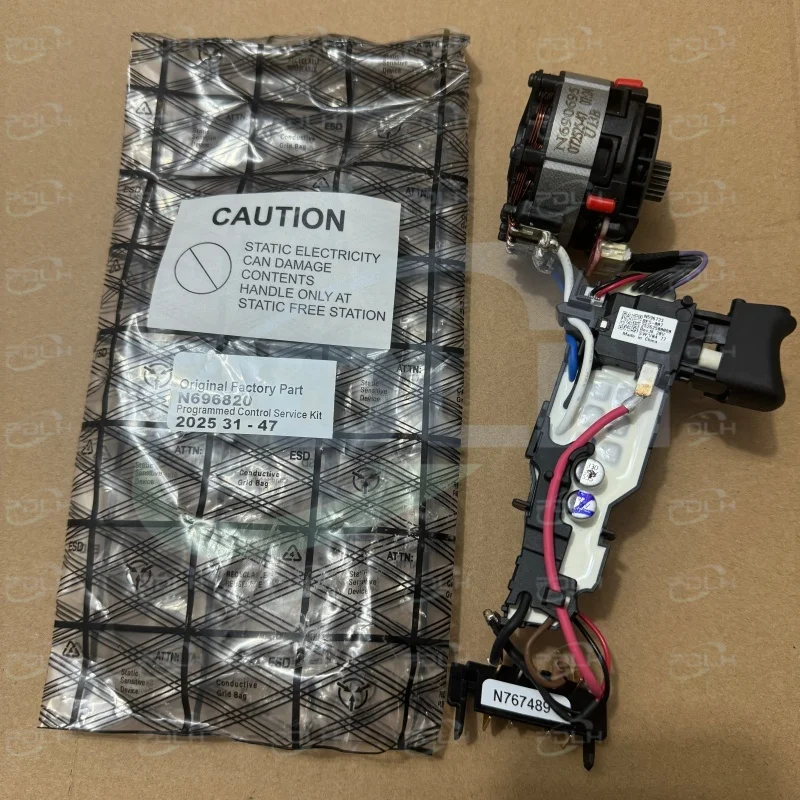 Original Motor And Switch N695074 For  DCD709N 20V Compact Lithium Battery Brushless Impact Drill Accessories