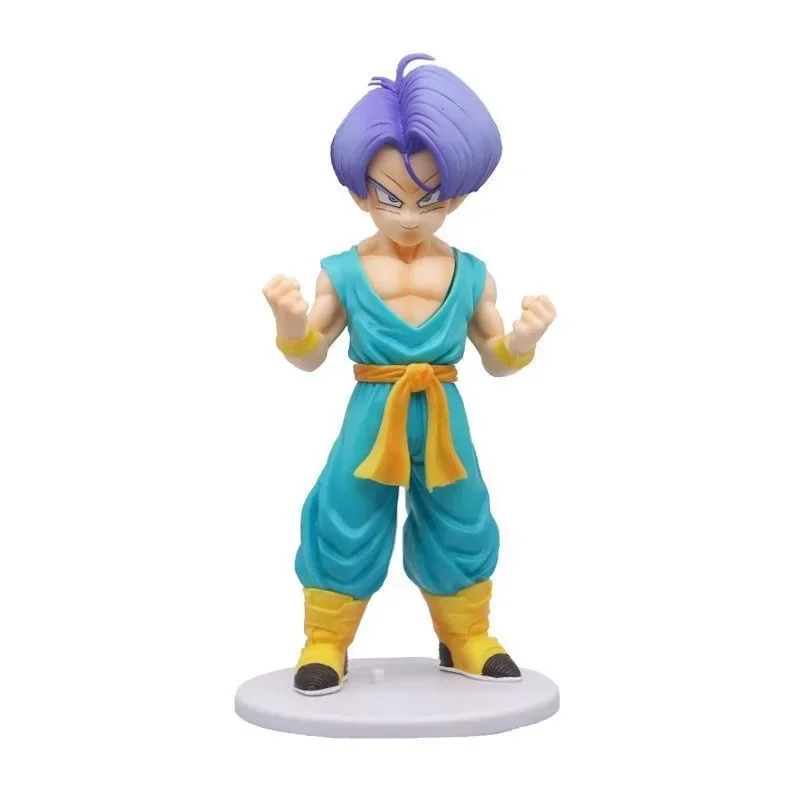 Dragon Ball Anime Popular Cartoon Goku Sayajins Tranks Goten Gogeta Handmade Model Doll Desktop Car Room Cool Decoration Gift